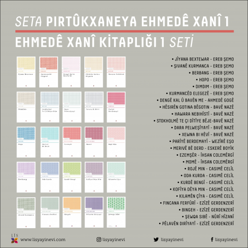 SETA PIRTÛKXANEYA EHMEDÊ XANÎ - 1 | EHMEDÊ XANÎ KİTAPLIĞI SETİ - 1